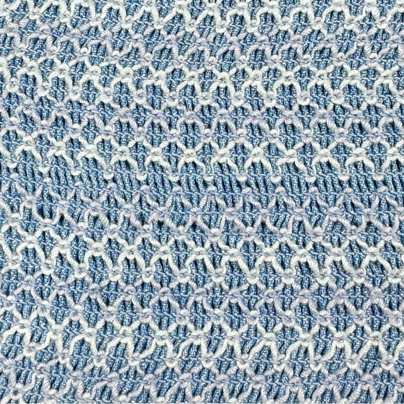 American Eagle Smocked Babydoll Top. Chambray Denim, Coquette, Soft, Boho Hippie - Picture 7 of 12